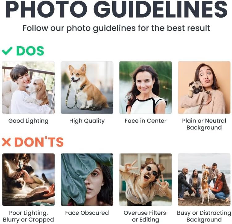 Pawfect House Custom Photo Ceramic Ornament, Personalized Christmas Memorial Sympathy Gifts for Family Members, in Loving Memory, Christmas Memorial Ornaments for Loss of Loved One, Bereavement Gifts