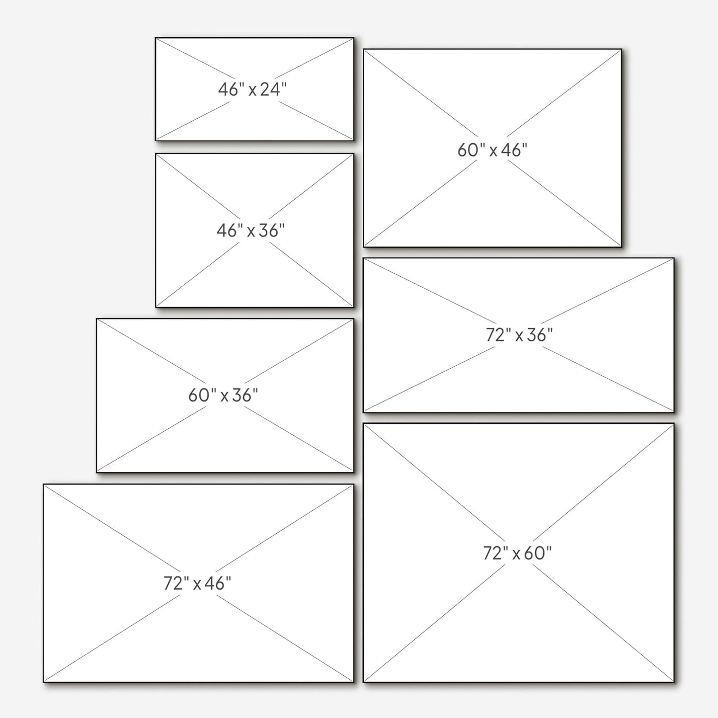 46"x60" Extra Large Framed Wall Art Soft White Poppies Watercolor Floral, Delicate Botanical for Home Living Room Bedroom Decor (Frame Assembly Required)