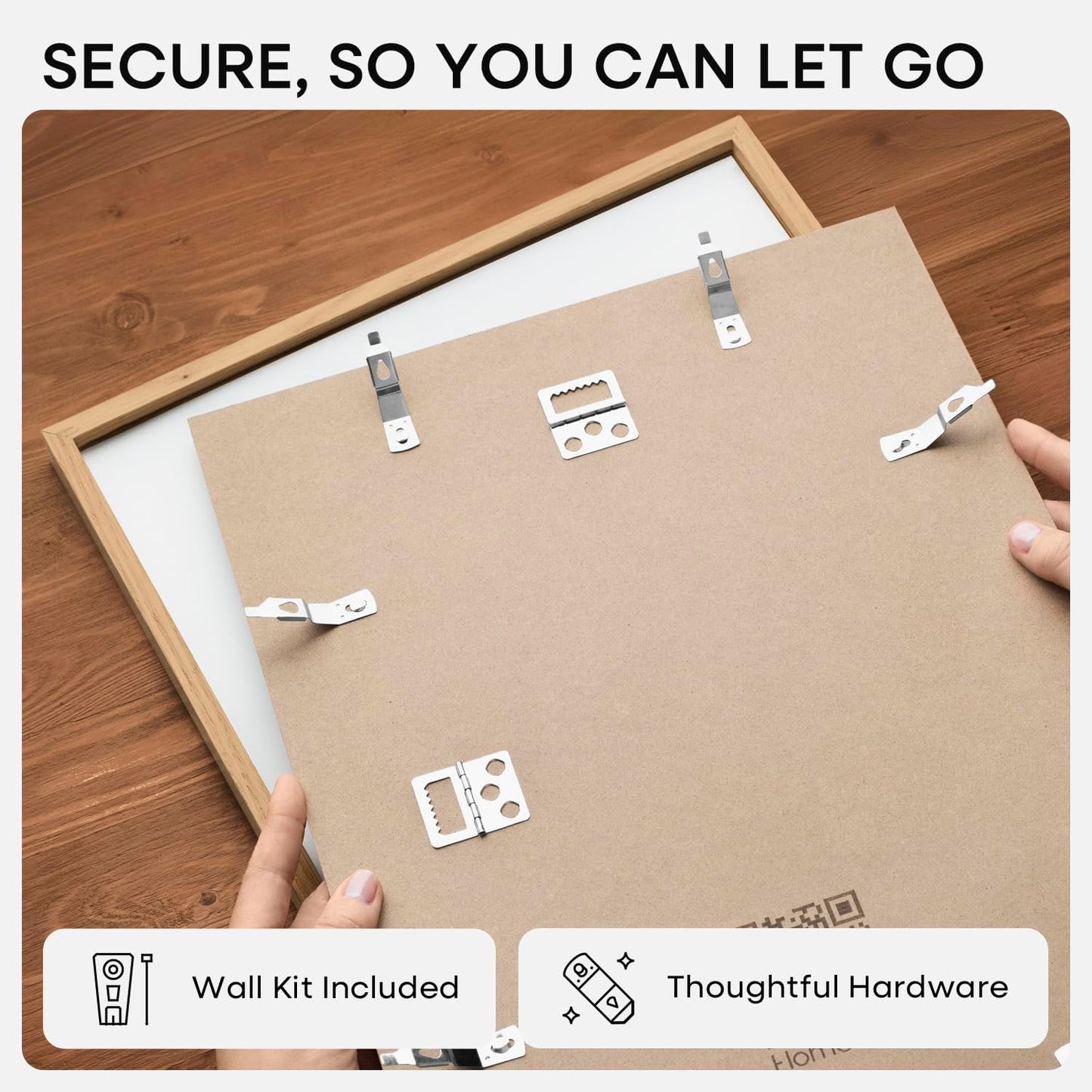 Homeforia 11x14 Picture Frame Wood, High End Natural Oak 11x14 Light Wooden Poster Frames with Mat 8x10, 11 x 14 Frames Matted to 8 x 10 Photo, 14x11 Hanging Frames, Tempered Glass, Wall Kit, Set of 1