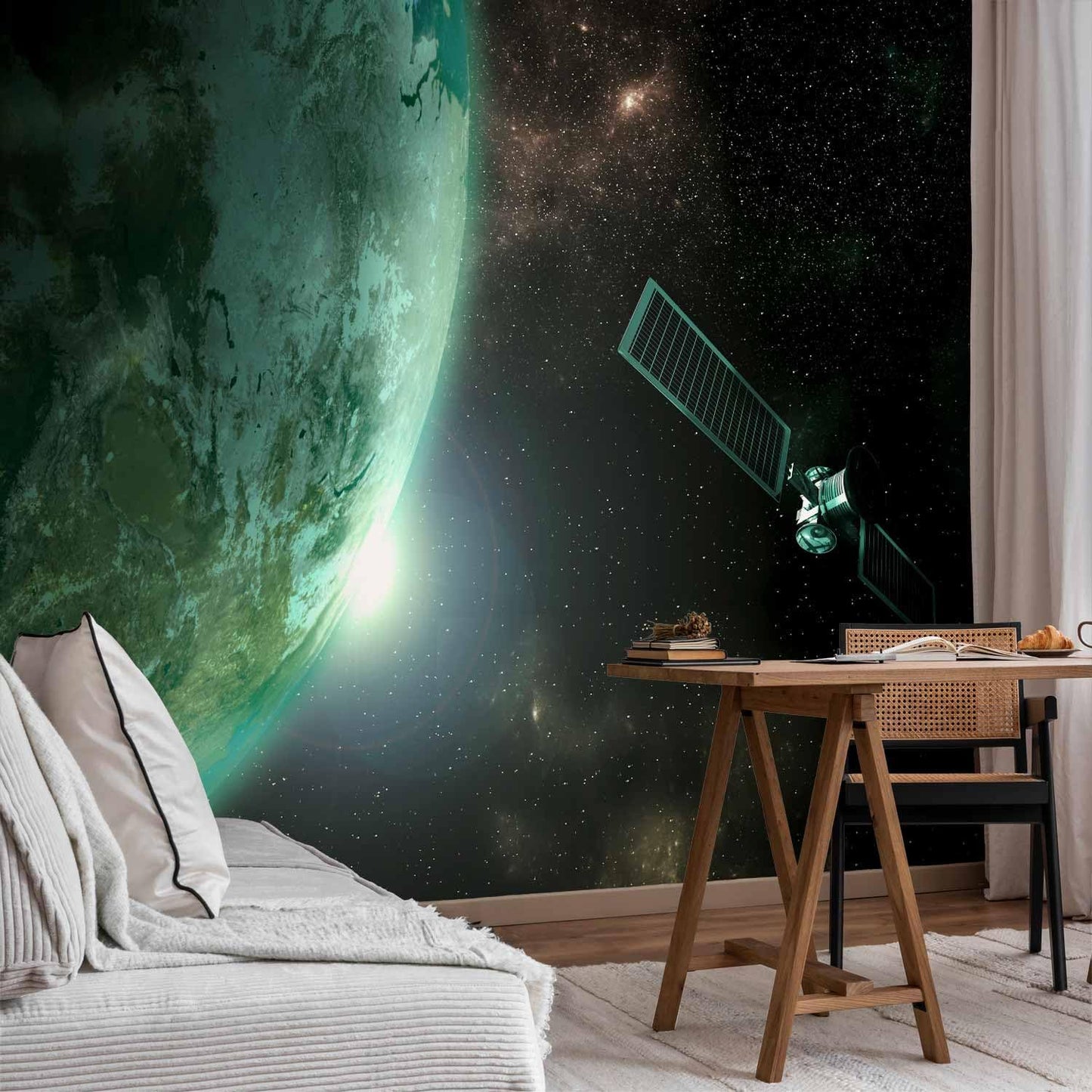 artgeist Premium Wall Mural Cosmos Galaxy 118x83 in - XXL Non-Woven Wallpaper Fleece Wall Decor Photo Print Picture Image Design Home n-B-0007-a-b