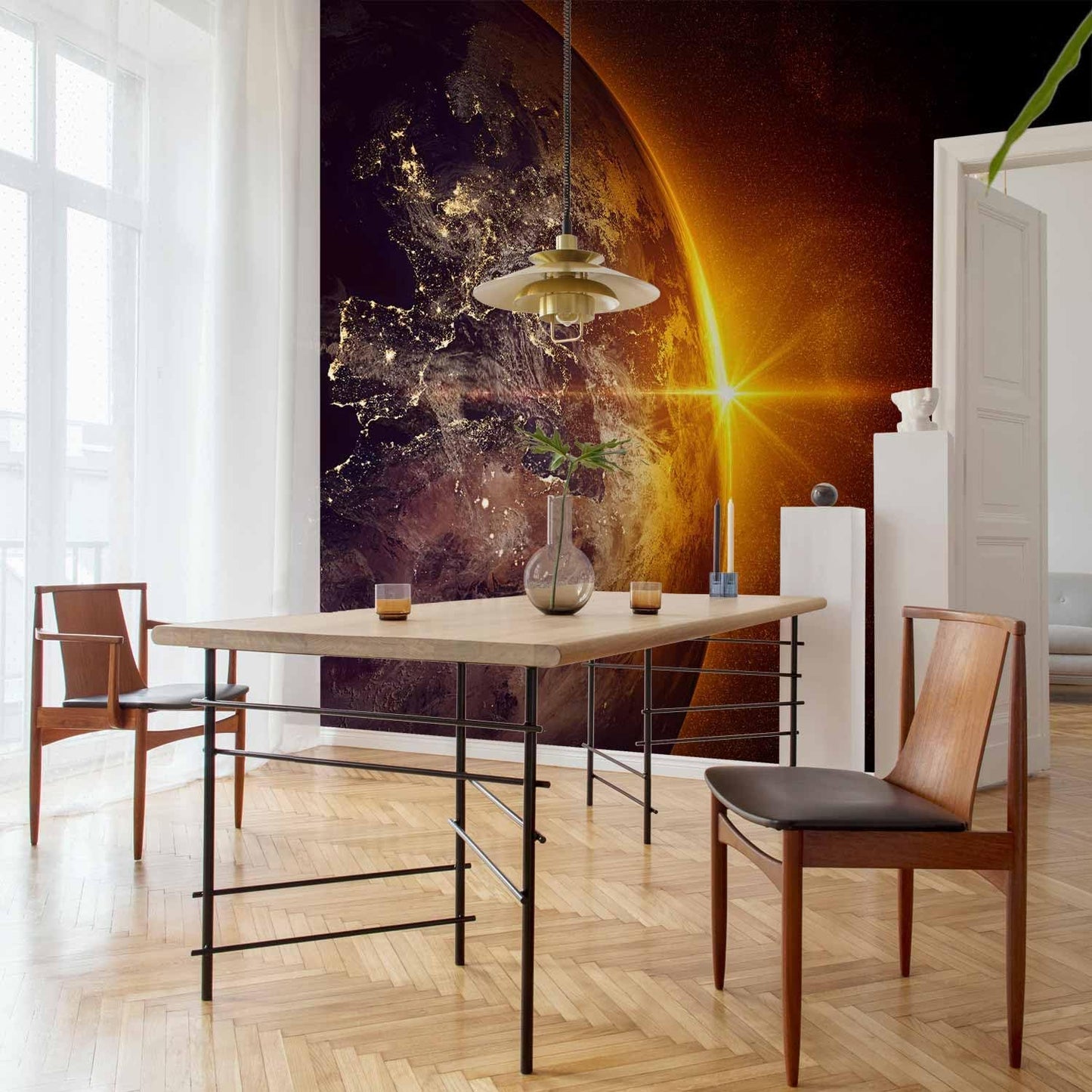 artgeist Premium Wall Mural Cosmos Galaxy 138x101 in - XXL Non-Woven Wallpaper Fleece Wall Decor Photo Print Picture Image Design Home n-B-0003-a-a