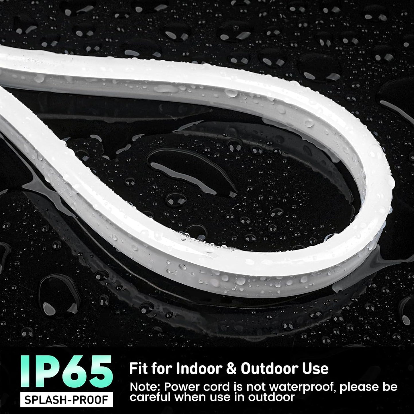 GZBtech RGB LED Neon Rope Lights 82FT/25M, AC 110-120V Waterproof Color Changing LED Rope with Remote Controller, Dimmable Multi Color Neon Rope Lighting for Indoor Outdoor Commercial Use