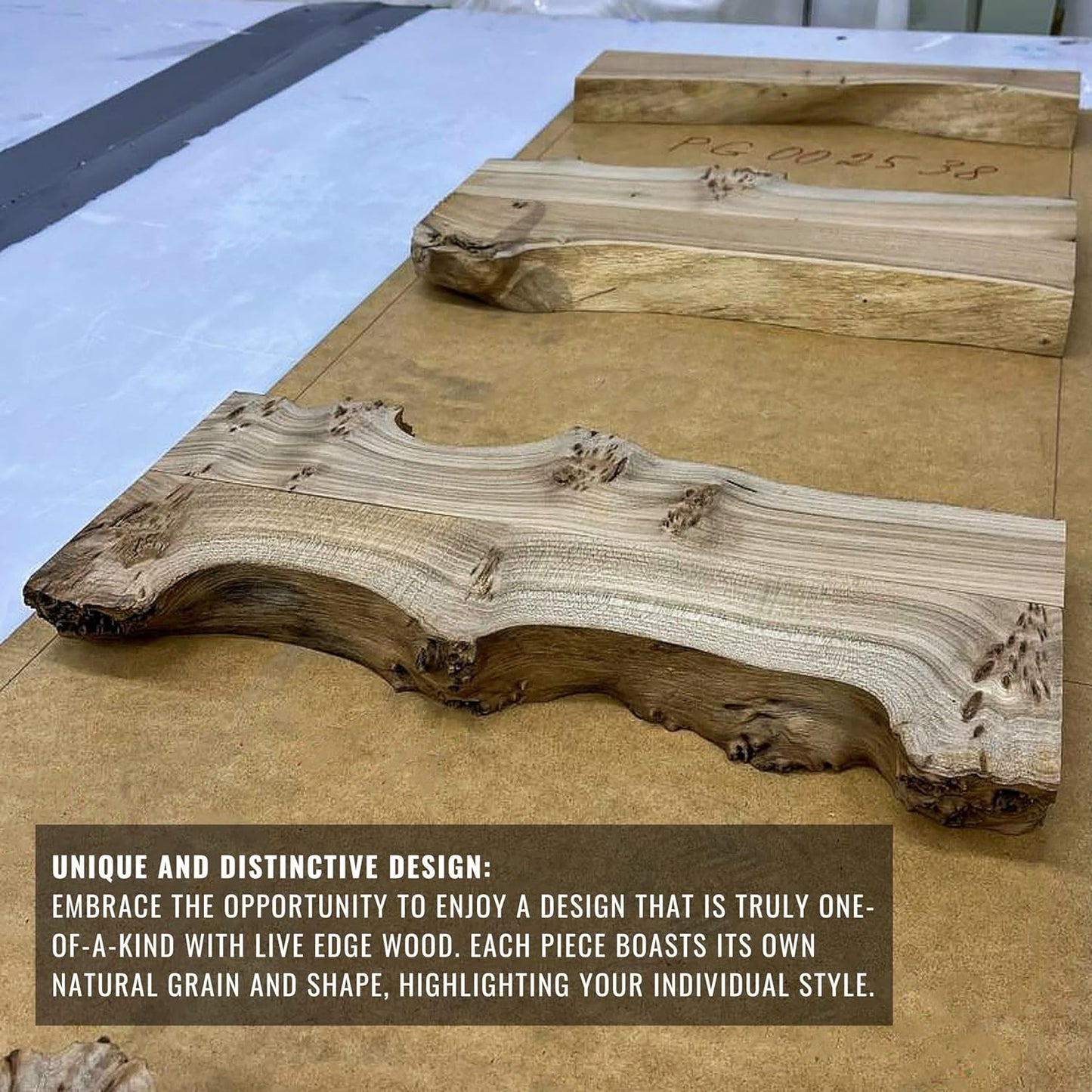 Unique Live Edge Floating Shelves for Wall - Stylish Blue Shelves for Room Wall Bedroom Bathroom Office Decor, Epoxy and Wood Wall Shelf Plank - Elegant Wall Mounted Shelves Design, (blue 16x6")