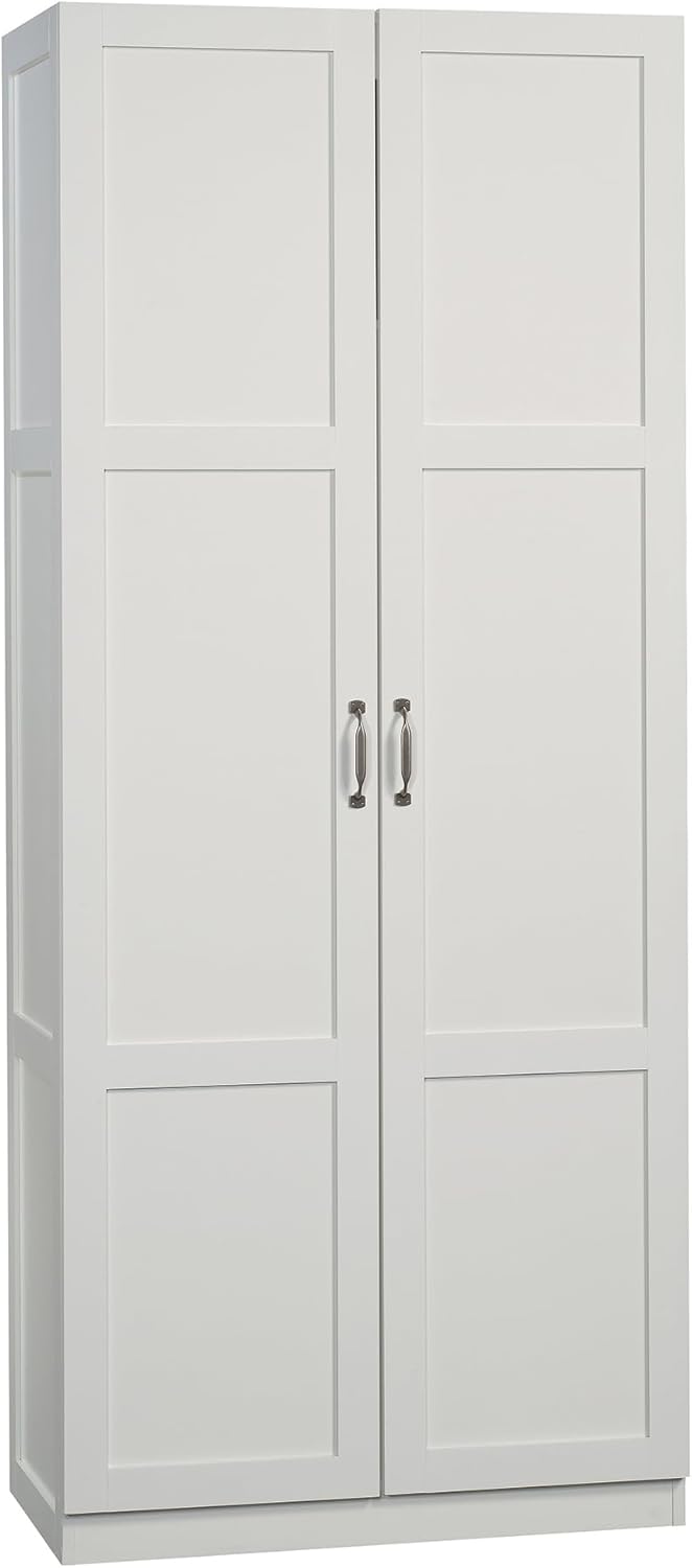 Sauder Select Storage Cabinet/ Pantry cabinets, White finish