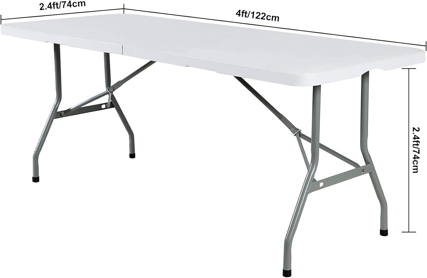 2Pack Spandex Waterproof Table Covers 4ft，Spandex 4ft Waterproof Table Cover for Party,Wedding, Banquet, and Events(Orange)