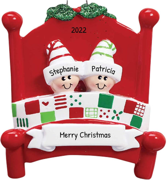 Personalized Family Christmas Ornament - Custom 'First Christmas' Family Ornament 2024 'Better Together' Customized Hanging Ornament