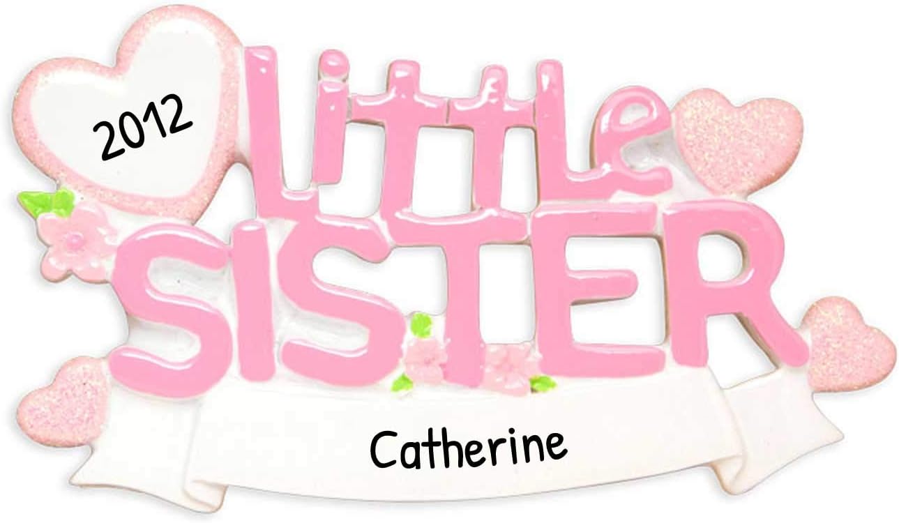 Personalized Family Christmas Orname - Custom Ornaments Little Girl Christmas Ornaments 2024 Christmas Ornaments for Little Girl Customized for Little Girl Ornaments for Christmas Tree