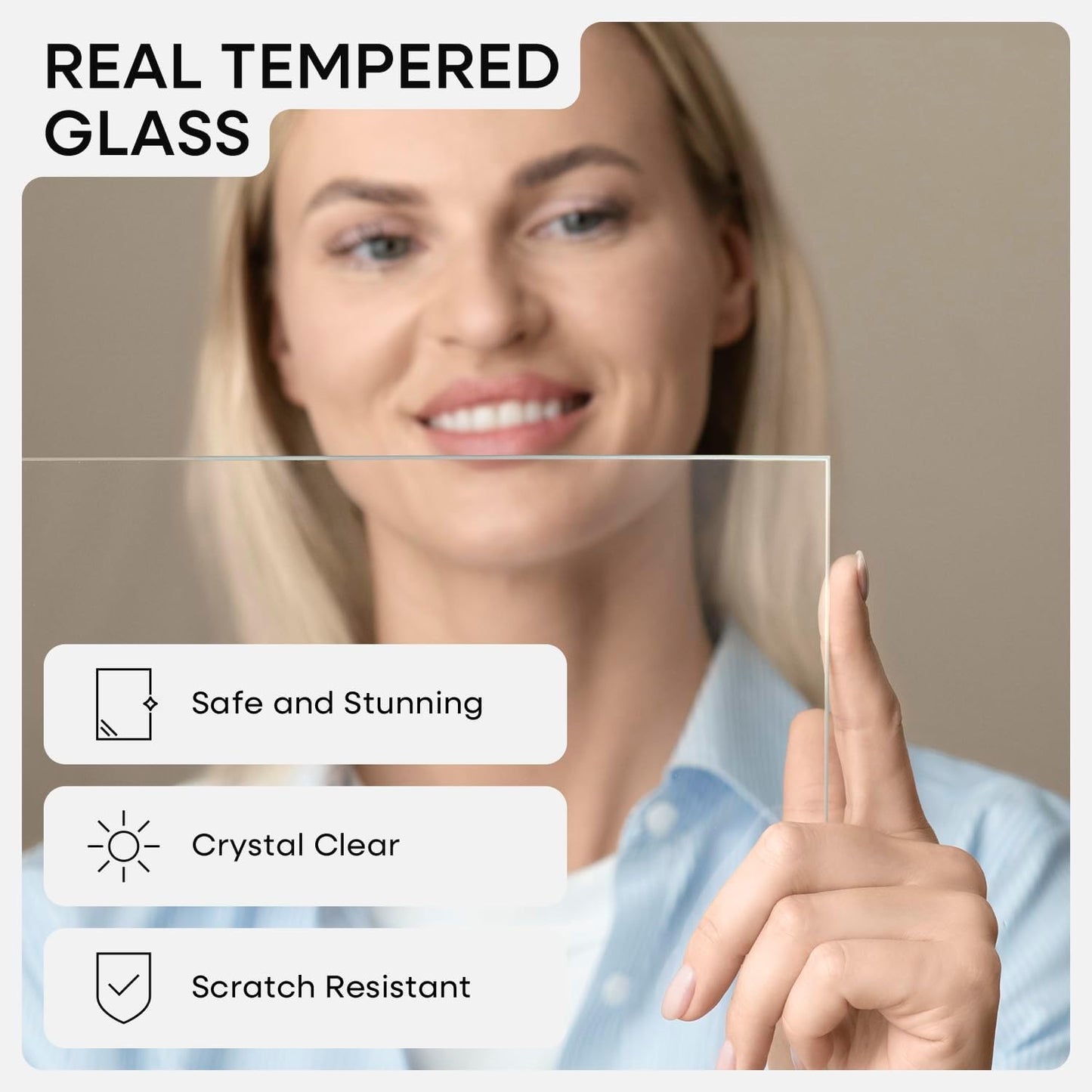 Homeforia 14x17 Natural Oak Wood Picture Frame with 11x14 Mat, Tempered Glass, Wall Hook Included