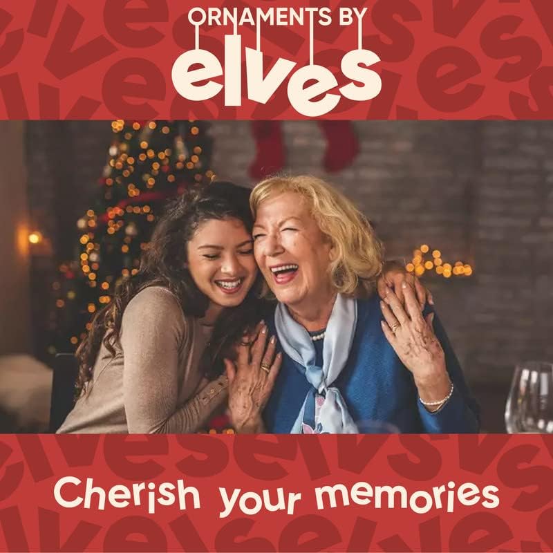 3D Penguin Family of 5 Ornament 2025 Personalized Family Christmas Ornaments 2025 | Snowy Xmas Tree Holiday Penguins Personalized Tree Ornaments for Grandchildren Siblings & Grandkids of Five Ornament