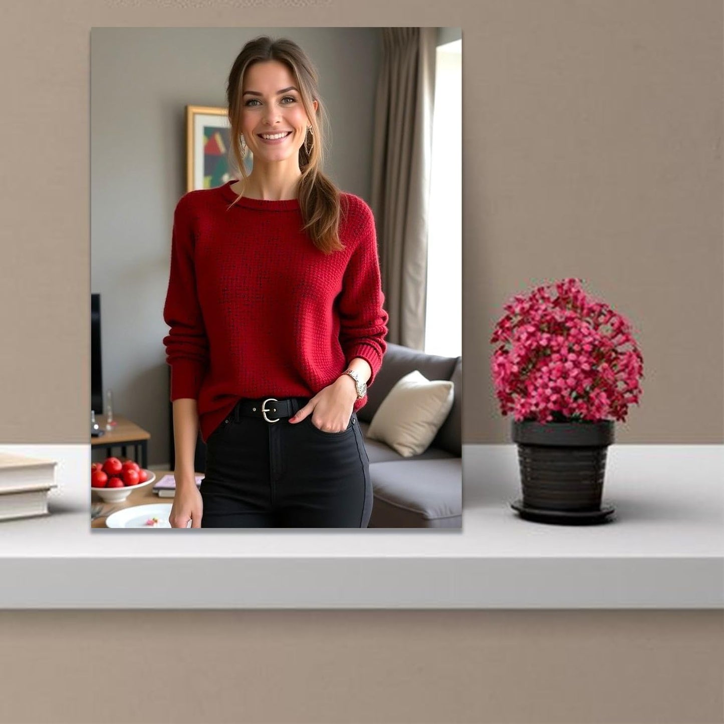 GZZFXXD Personalized Custom16''x20'' Canvas Prints with Your Photo/your Image Large Wallart Wall Decor for Bedroom Dining room Living room Children's room(Unframed)