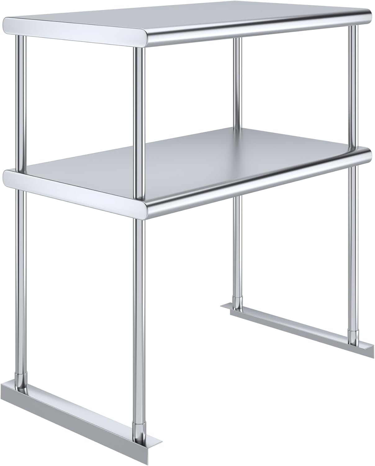 AmGood Double OverShelf Stainless Steel NSF - Many (30" Long x 18" Deep)