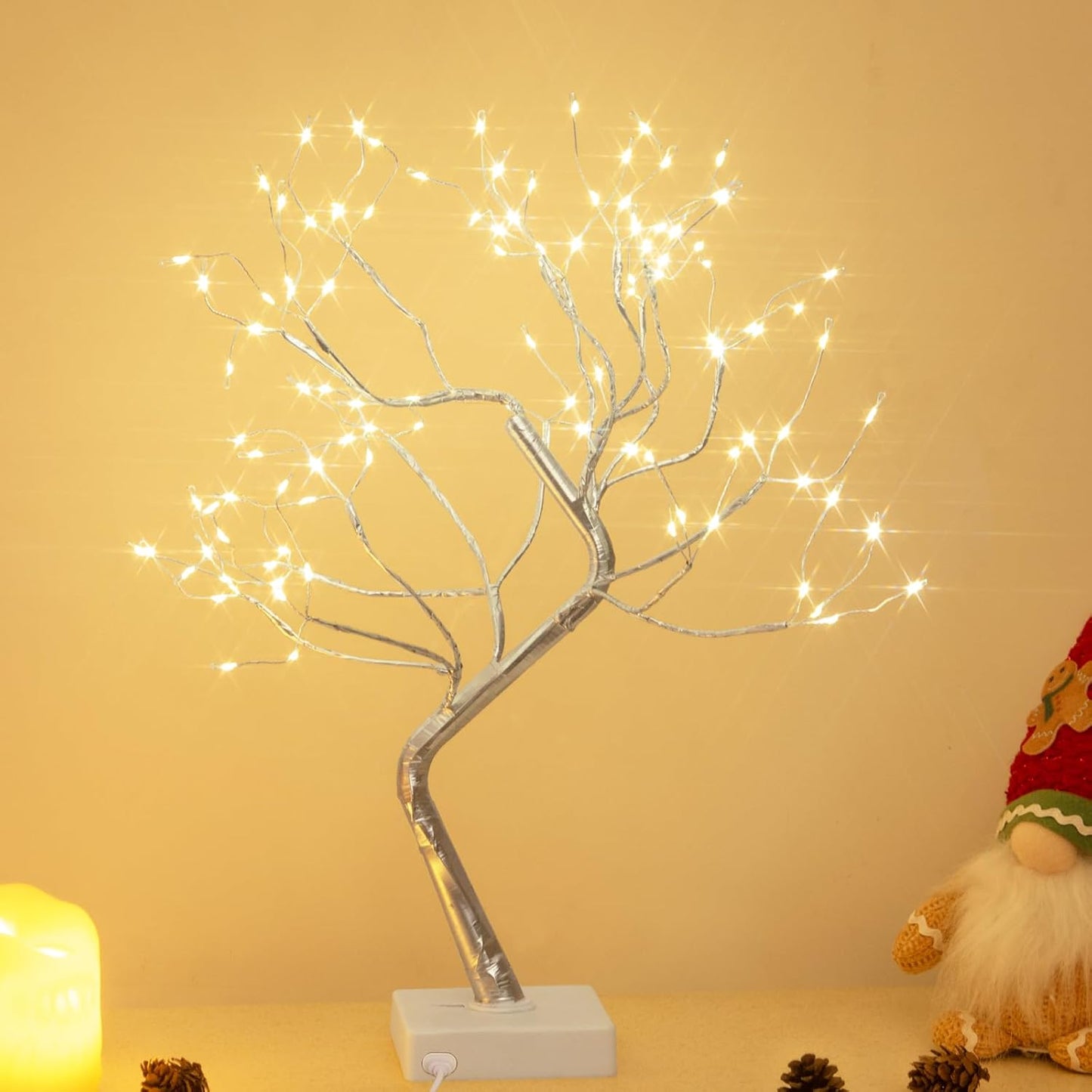 PEIDUO Fairy Light Tree, 108 LED Lighted Trees for Decoration Inside, Christmas Tree with 9 Modes & Timer, Fairy Light Spirit Tree for Home Indoor Christmas Decoration