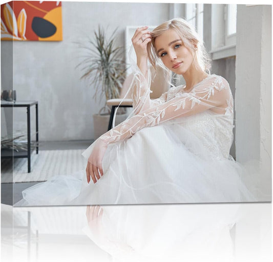 AbcCustomize Custom Canvas Prints,Transform Your Memories into Beautiful Art with Personalized Photo on Canvas,Personalized Canvas Wall Art for Home Decor, Gifts, and Keepsakes