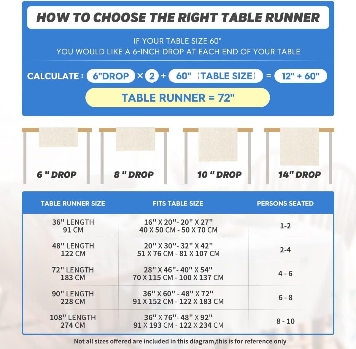 Artoid Mode Jack-O'-Lantern Pumpkin Floral Ghost Halloween Table Runner, Eucalyptus Kitchen Dining Table Decoration for Home Party Decor 13x108 Inch