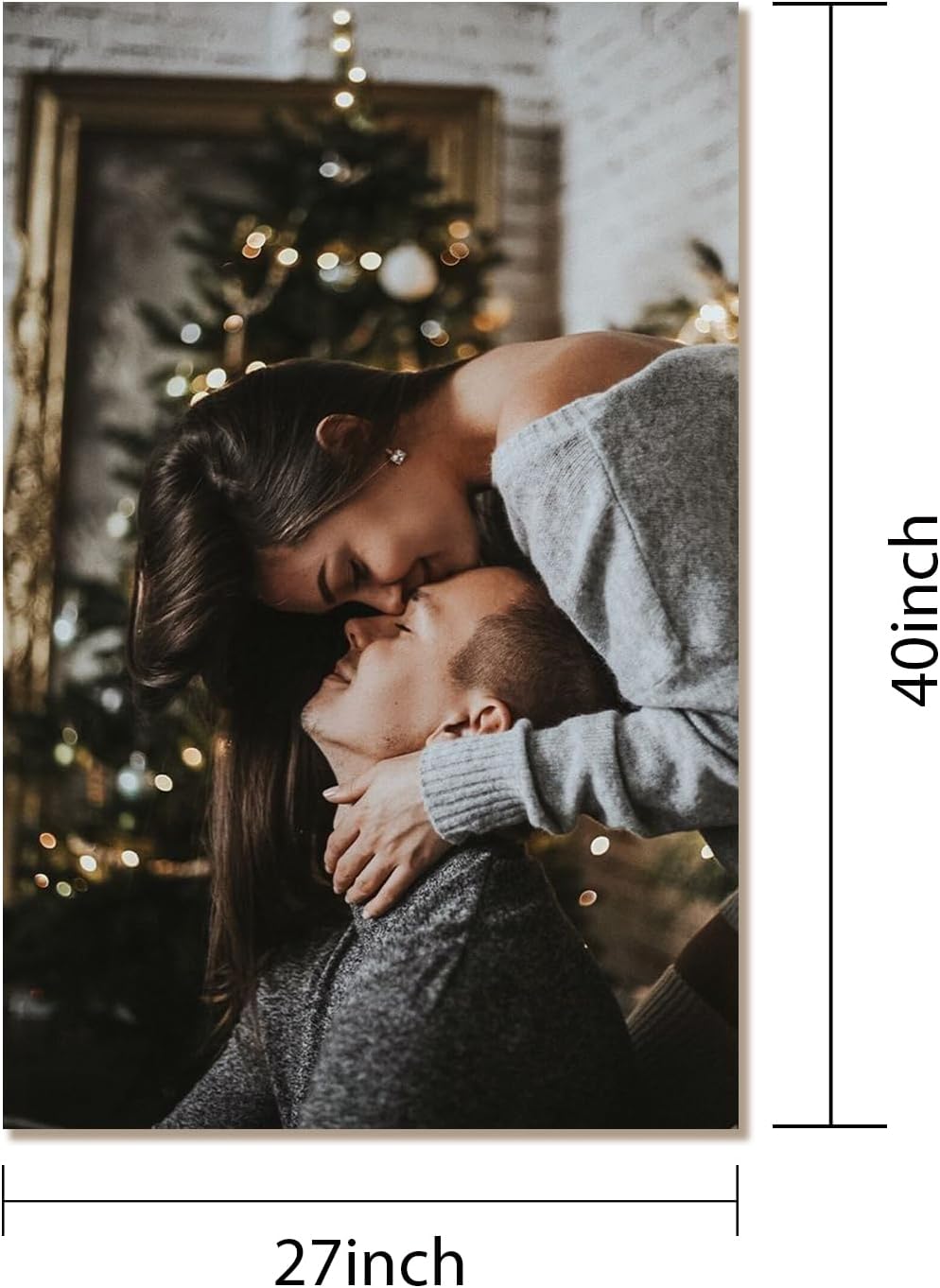 GZZFXXD Personalized Custom27''x40'' Canvas Prints with Your Photo/your Image Large Wallart Wall Decor for Bedroom Dining room Living room Children's room(Unframed)