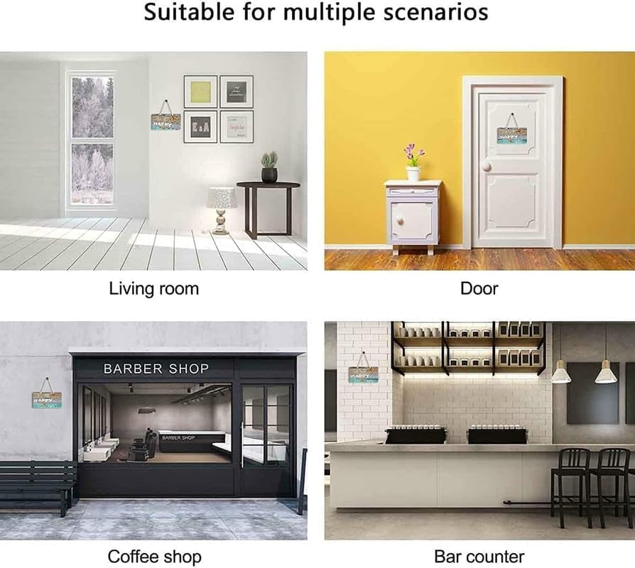 This is Us Sign, Our Life Our Story Our Home Sign, Farmhouse Family Wooden Wall Decor for Living Room Bedroom (This is Us) 6x18 Inch