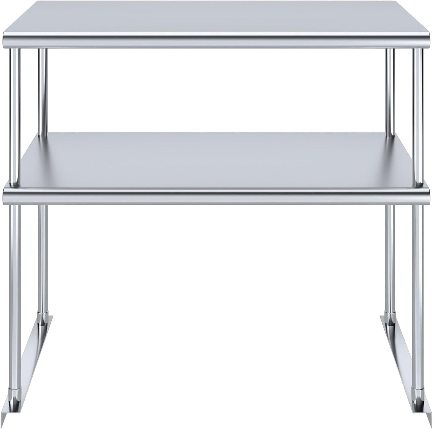 AmGood Double OverShelf Stainless Steel NSF - Many (36" Long x 18" Deep)