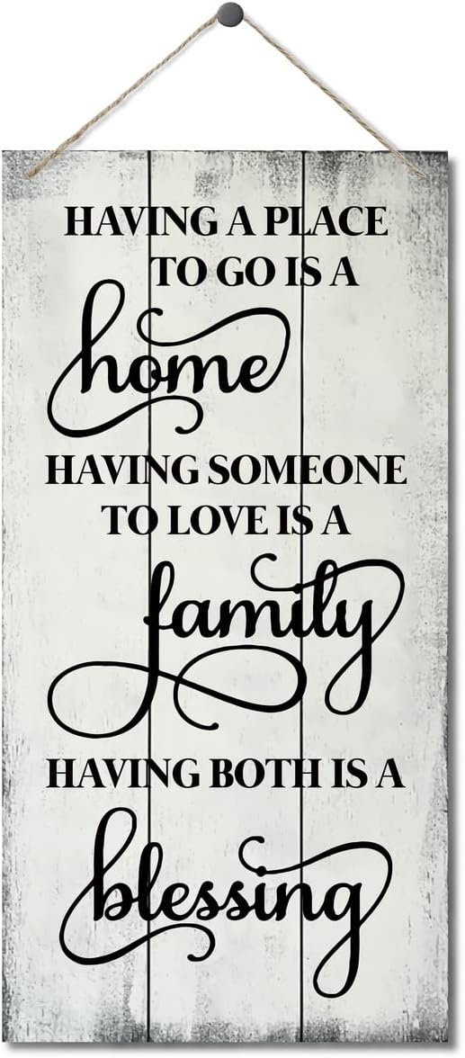 Having Somewhere to Go Decor Sign, Printed Wood Wall Art Sign, Housewarming Gifts, Funny Home Signs Decor, Hanging Wood Sign Home Decorative, Rustic Farmhouse Wood Sign Decor Wall Art 12x6 in