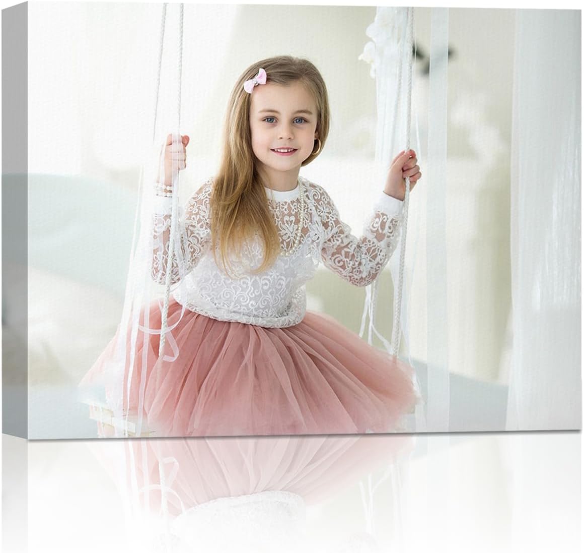 AbcCustomize Canvas Prints with Your Photos, Custom Canvas for Living Room and Bedroom Decor, Personalized gifts for Friends Lover and Family, Canvas Wall Art for Gifts & Keepsakes, Ready to Hang