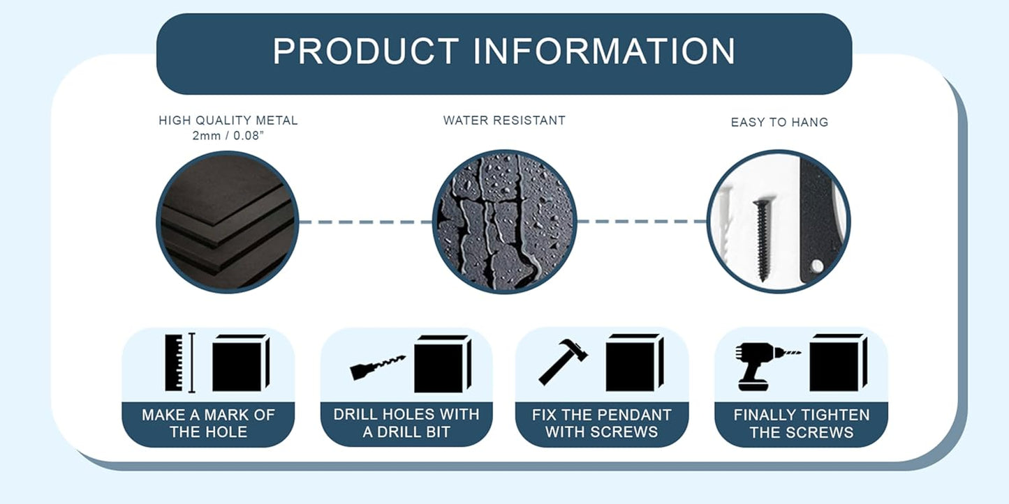 Dragon Metal Wall Art | Legendary Fantastic Dragon Wall Decor | Mythologic Wall Hanging | Man Cave Decorative | Mythic Wyvern Sculpture for Living Room Bedroom Game Room (Black - 23.6'' x 22.7'' / 60