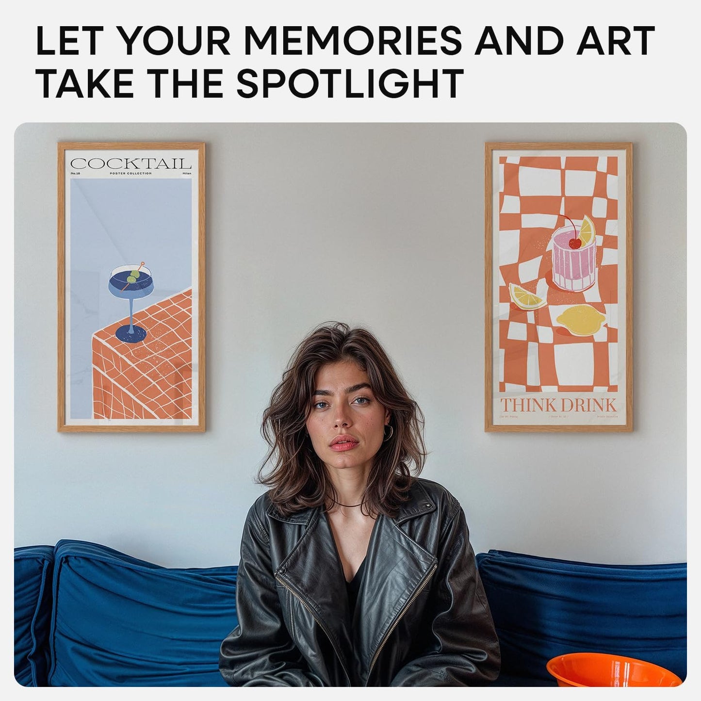 Homeforia 11x22 Newspaper Frame Wooden, High End Natural Oak 11 x 22 Picture Frame Light Wood without Mat, 22x11 Poster Frames for Wall, 11by22 Display Photo Frames, Tempered Glass, Wall Kit, Set of 1