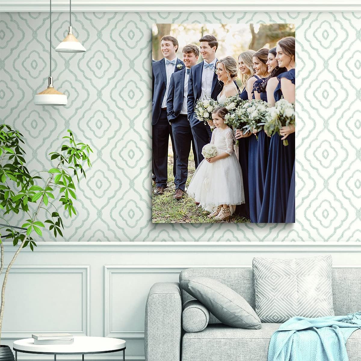 Framed Canvas Prints With Your Photo - Personalized Picture To Large Canvas Wall Art - Poster Available