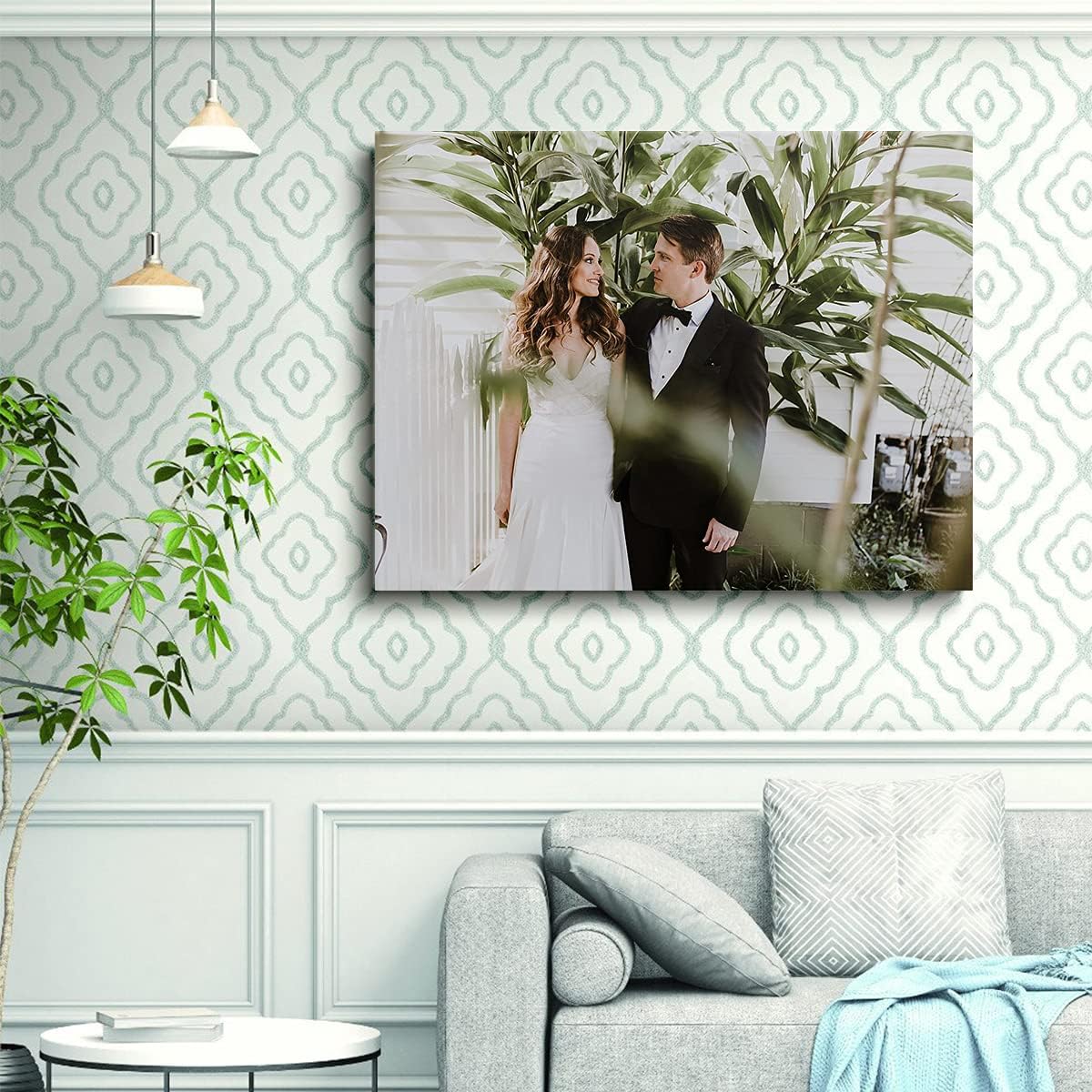 Framed Canvas Prints With Your Photo-Personalized Picture To Canvas Wall Art