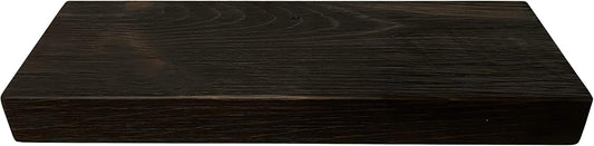 joelsantiques 24 Inch Wooden Floating Shelves for Wall - 24x6x2 in - Made of Natural Wood - Short Heavy Duty Rustic Wall Shelves for Bedroom - Perfect for Bathroom, Kitchen - Mocha