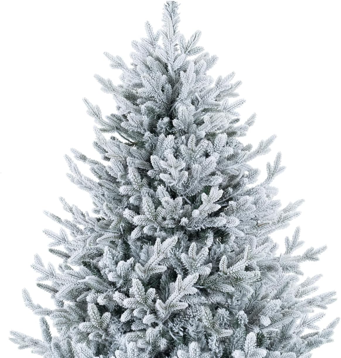 Ginebra Snow Flocked Prelit Christmas Tree 7.5ft/Snow Flocked