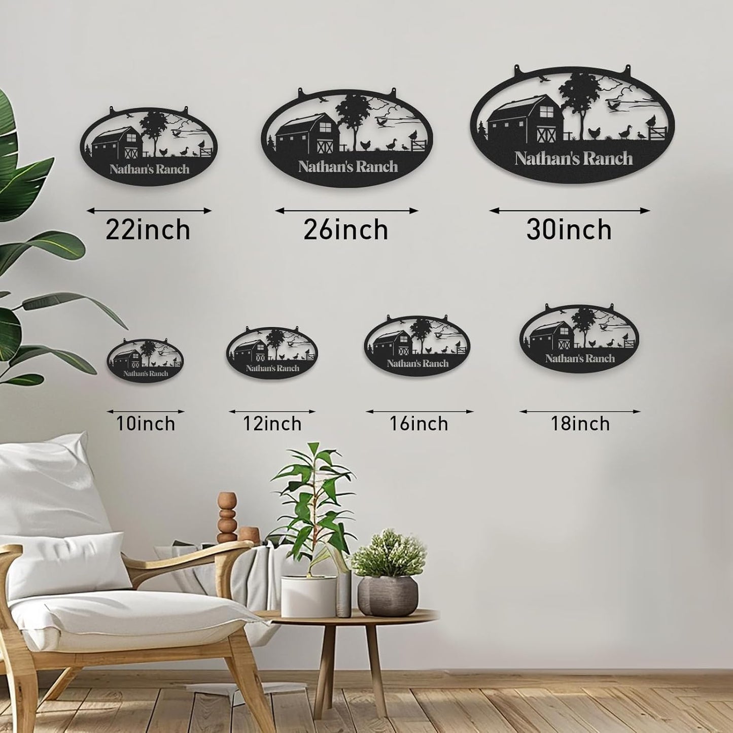 Personalized Metal Farm Signs, Custom Rustic Ranch Decor, Farmhouse Outdoor Decor, Custom Last Name Sign, Large Metal Wall Art, Outdoor Barn Sign, Family Farm Sign, Farmer Ranch Gifts