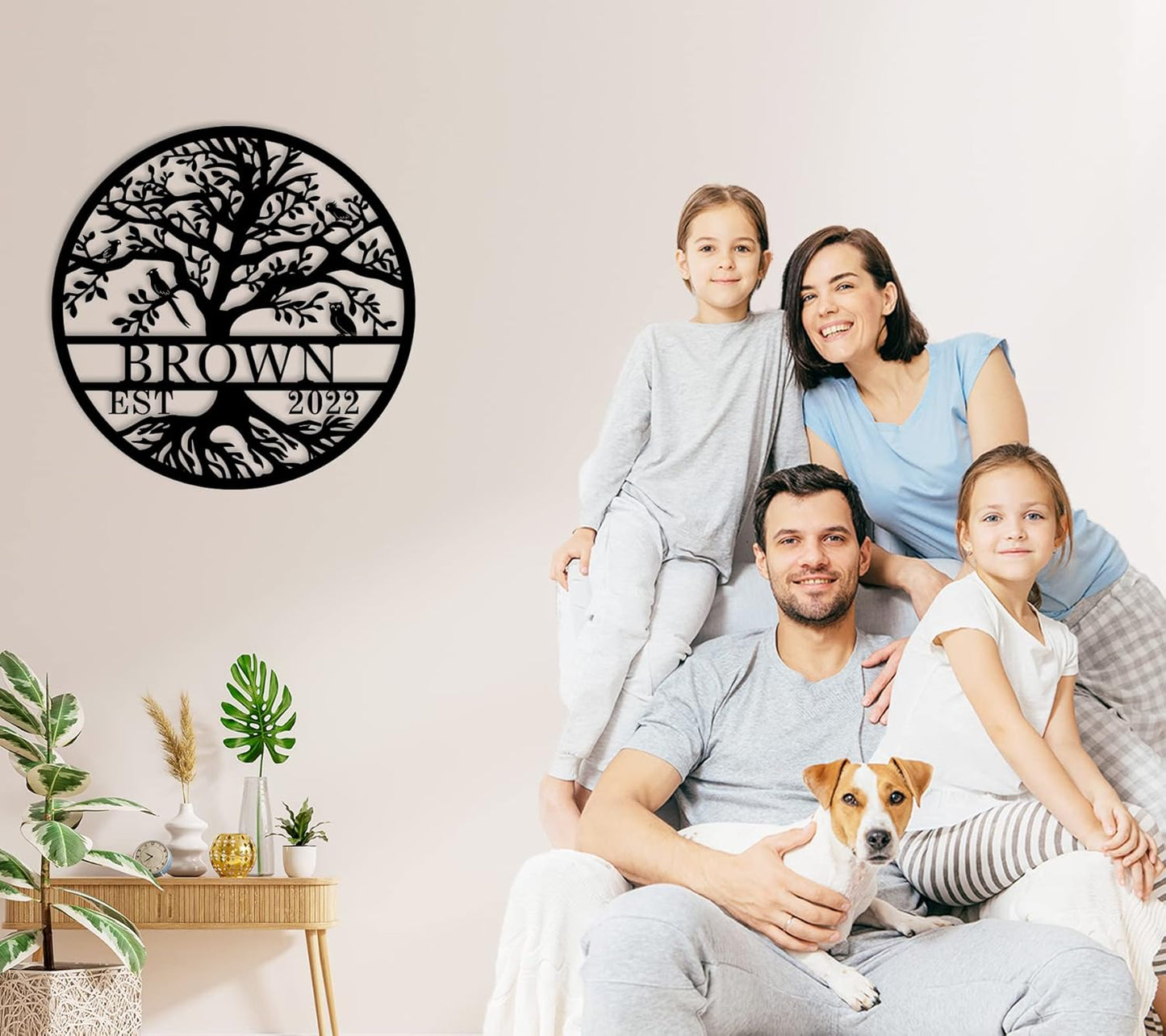 Personalized Tree of Life Metal Sign, Custom Name Sign, Tree of Life Wall Decor, Personalized Metal Tree Sign, Personalized Tree of Life Wall Decor, Custom Metal Signs Personalized