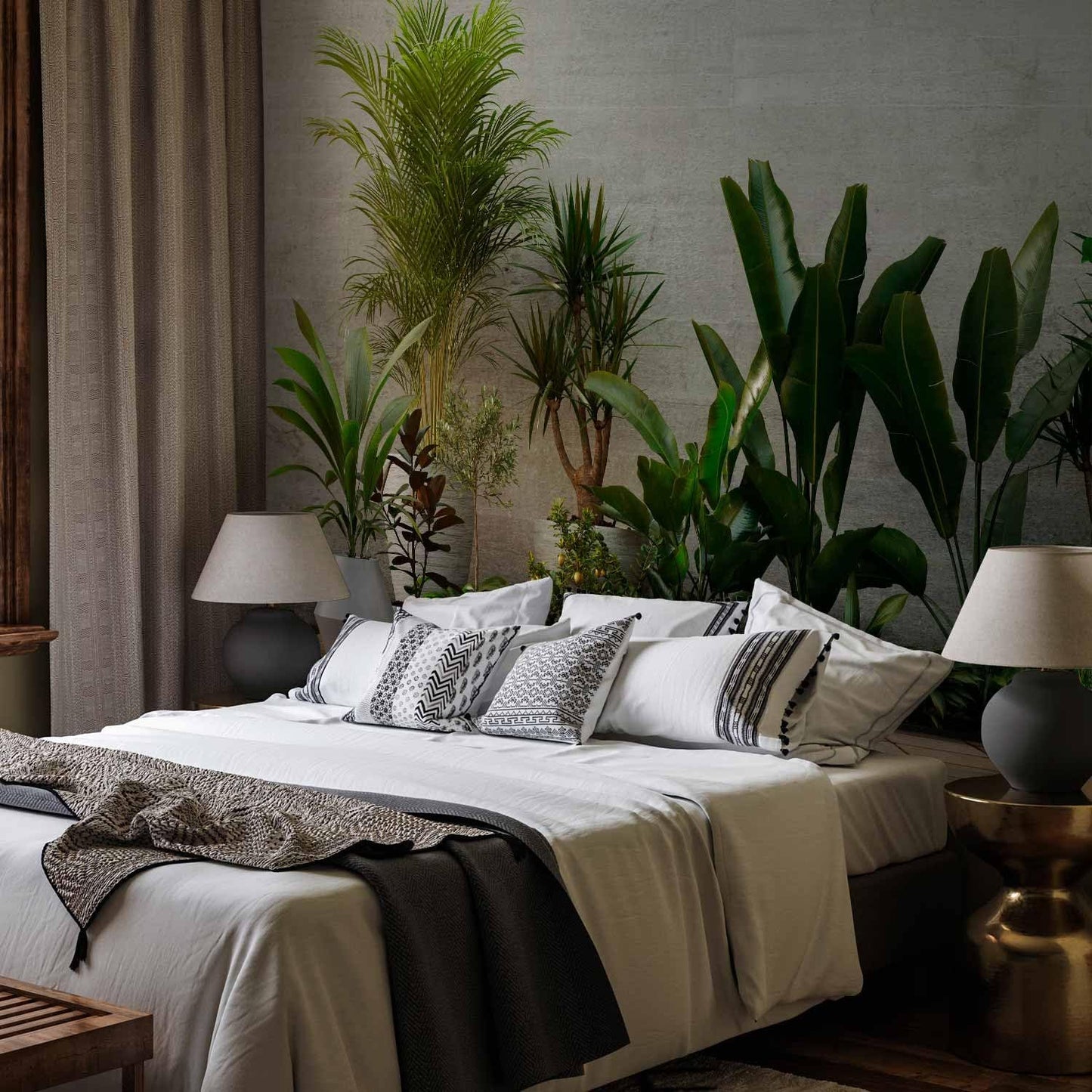 artgeist Premium Wall Mural Nature 138x101 in - XXL Non-Woven Wallpaper Fleece Wall Decor Photo Print Picture Image Design Botanics Plants 3D Effect b-B-0600-a-a