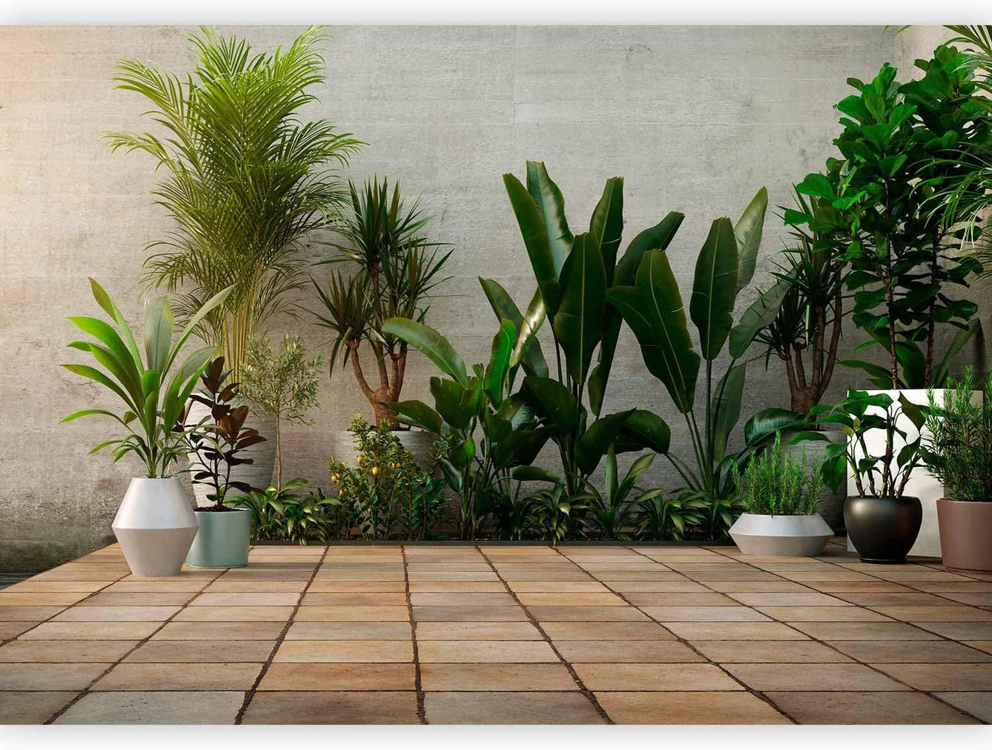 artgeist Wall Mural Nature 177x124 in - XXL Non-Woven Wallpaper Fleece Wall Decor Photo Print Picture Image Design Botanics Plants 3D Effect b-B-0600-a-a