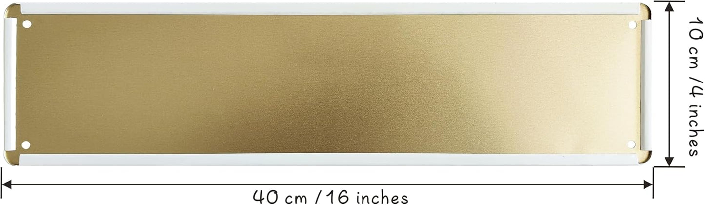 Vintage Tin Sign Retro Metal Mary Jane Lane Signs Stylish Wall Art Plaques for Home Decor Bathroom Kitchen House and Gothic Wall Decor or as a Unique Poster 16x4 in