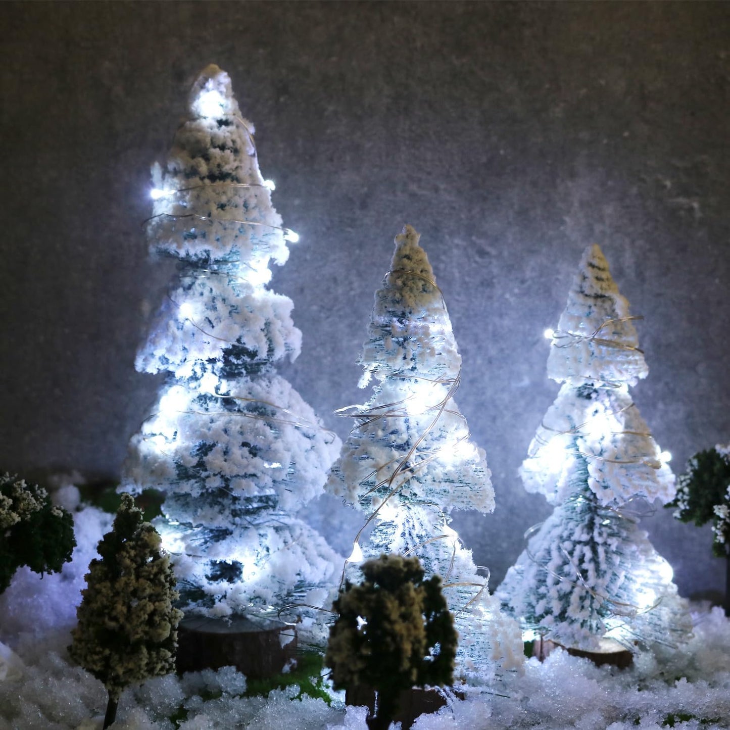 6 Pack Fairy Lights Battery Operated Mini String Lights with Timer 2PCS Remote 6.5ft 20LED Cool White Firefly Lights Waterproof Silver Wire Twinkle Lights DIY Mason Jar Wedding Party Christmas Decor