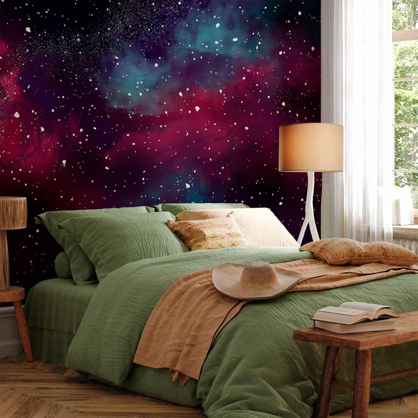 artgeist Premium Wall Mural Space 197x138 in - Non-Woven Wallpaper Fleece Wall Decor Photo Print Picture Image Design Home Mural Galaxy Universe Cosmos Sky a-A-10326-a-a