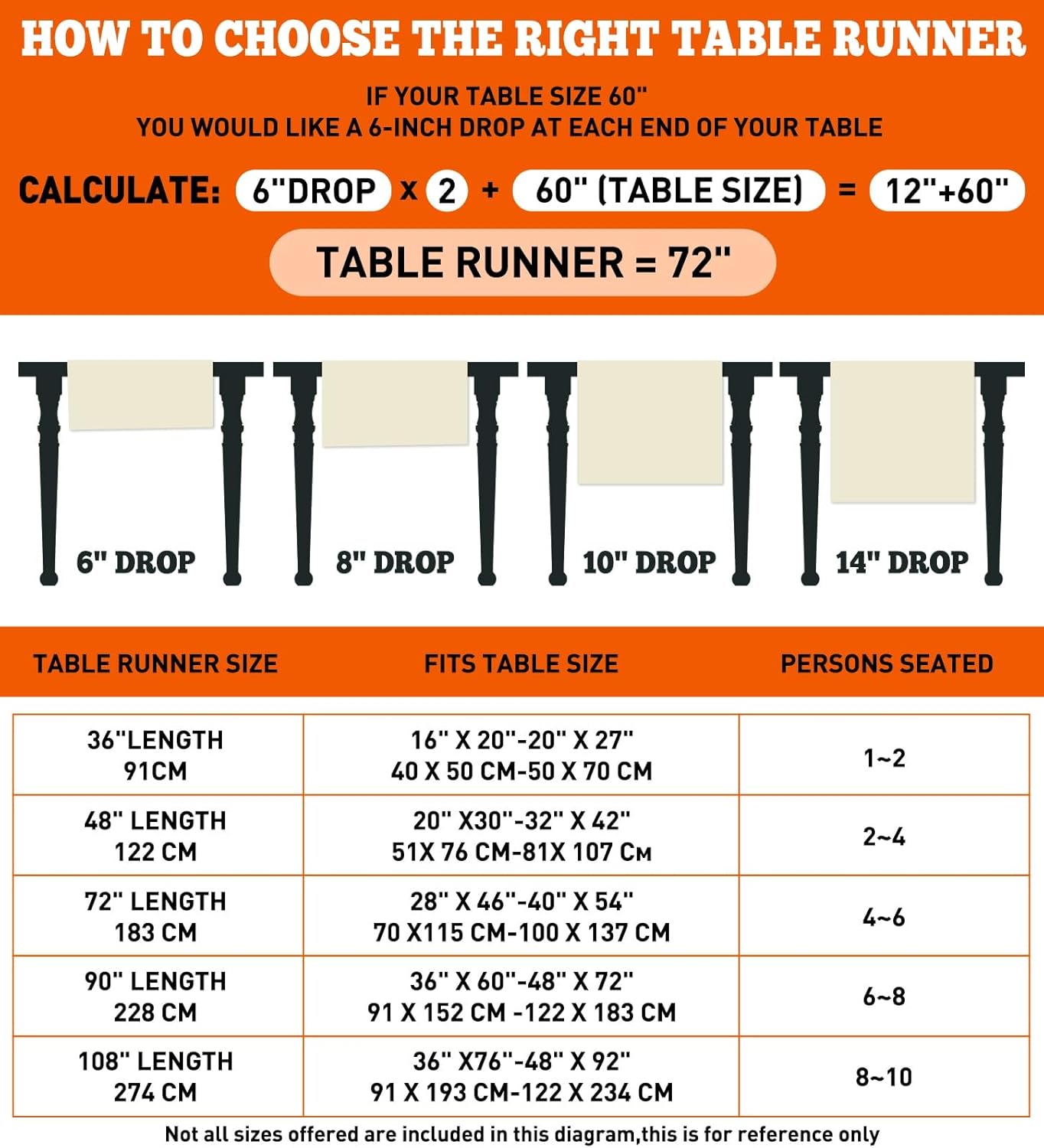 Halloween Table Runner,72 Inches Spooky Haunted House Bats Tree Ghost Witch Table Runner for Halloween, Table Decoration/Party Dinner Table Decor,Kitchen,Mantel,Bedroom Decoration