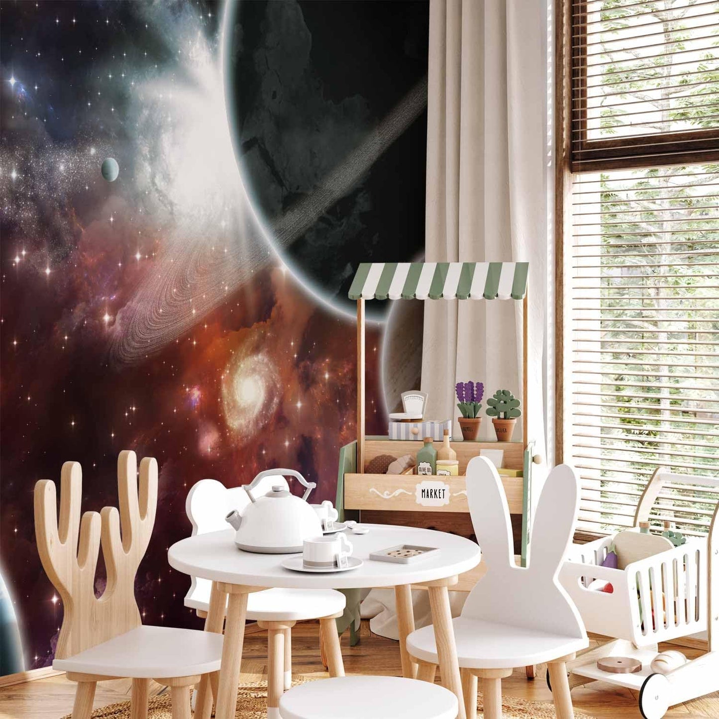 artgeist Premium Wall Mural Cosmos Galaxy 197x138 in - Non-Woven Wallpaper Fleece Wall Decor Photo Print Picture Image Design Home 10110905-32