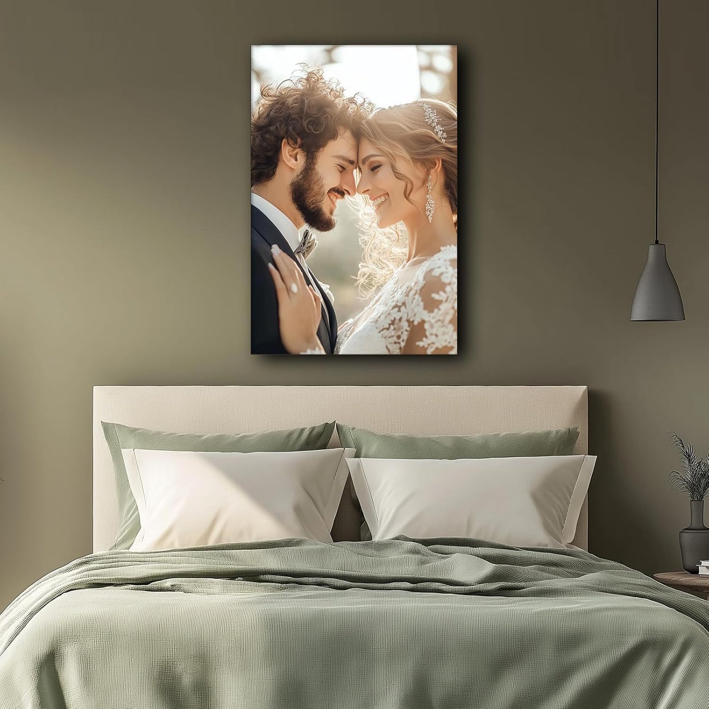 Framed Canvas Prints With Your Photo Personalized Picture Customize Canvas Prints Wall Art Framed 30x20in