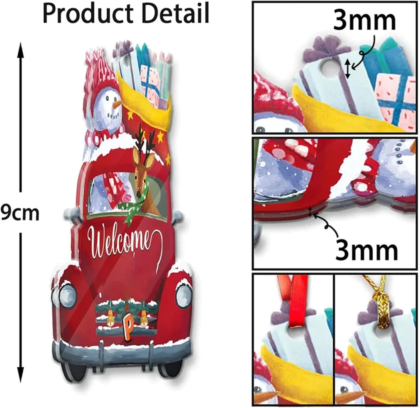 NAZENTI Personalized Couple Photo Ornament, Couple Keychain Gifts for Boyfriend Girlfriend Him Her, Faceless Portrait Ornament, Couple Gift for Anniversary, Birthday, or Valentines Day