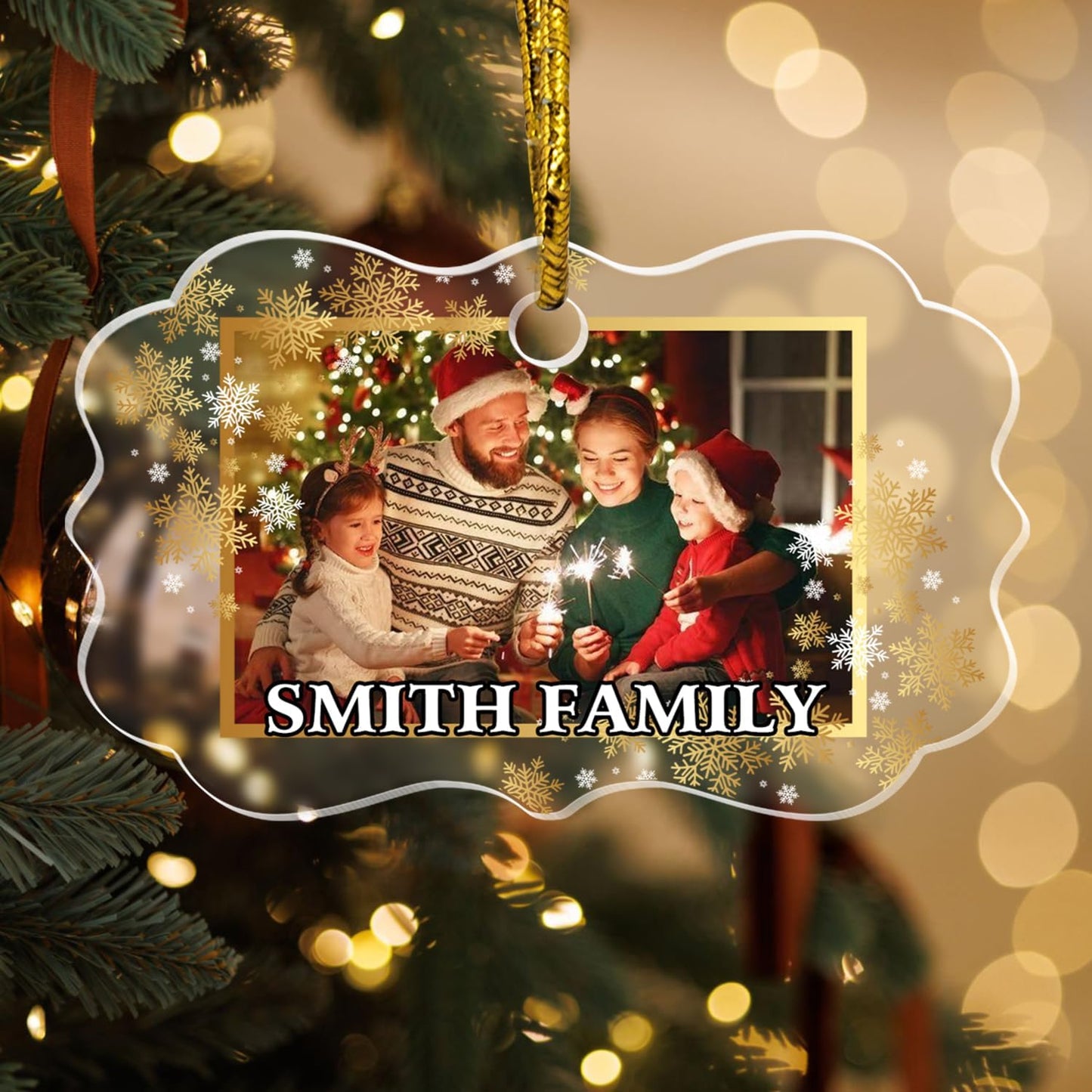 Personalized Family Photo Decor, Crystal Ornaments, Custom Christmas Hanging Ornaments, Decorative Hanging Glass Pendant, Design Own Picture, Gifts for Christmas, Butterfly Shape for Family