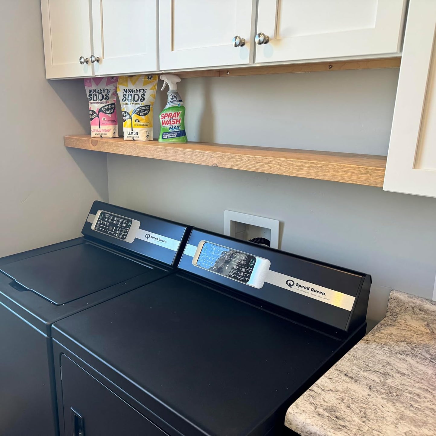 joelsantiques 54 Inch Wooden Floating Shelves for Wall - 54x8x2 in - Made of Natural Wood - Long Heavy Duty Rustic Wall Shelves for Bedroom - Perfect for Living Room, Kitchen - Natural