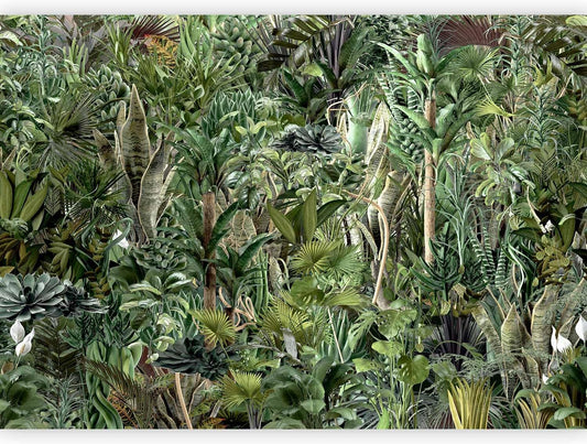 artgeist Wall Mural Leaves 157"x110"XXL Non-Woven Wallpaper Fleece Wall Decor Photo Print Picture Image Design Plants Abstract Nature Botanical b-C-0858-a-a