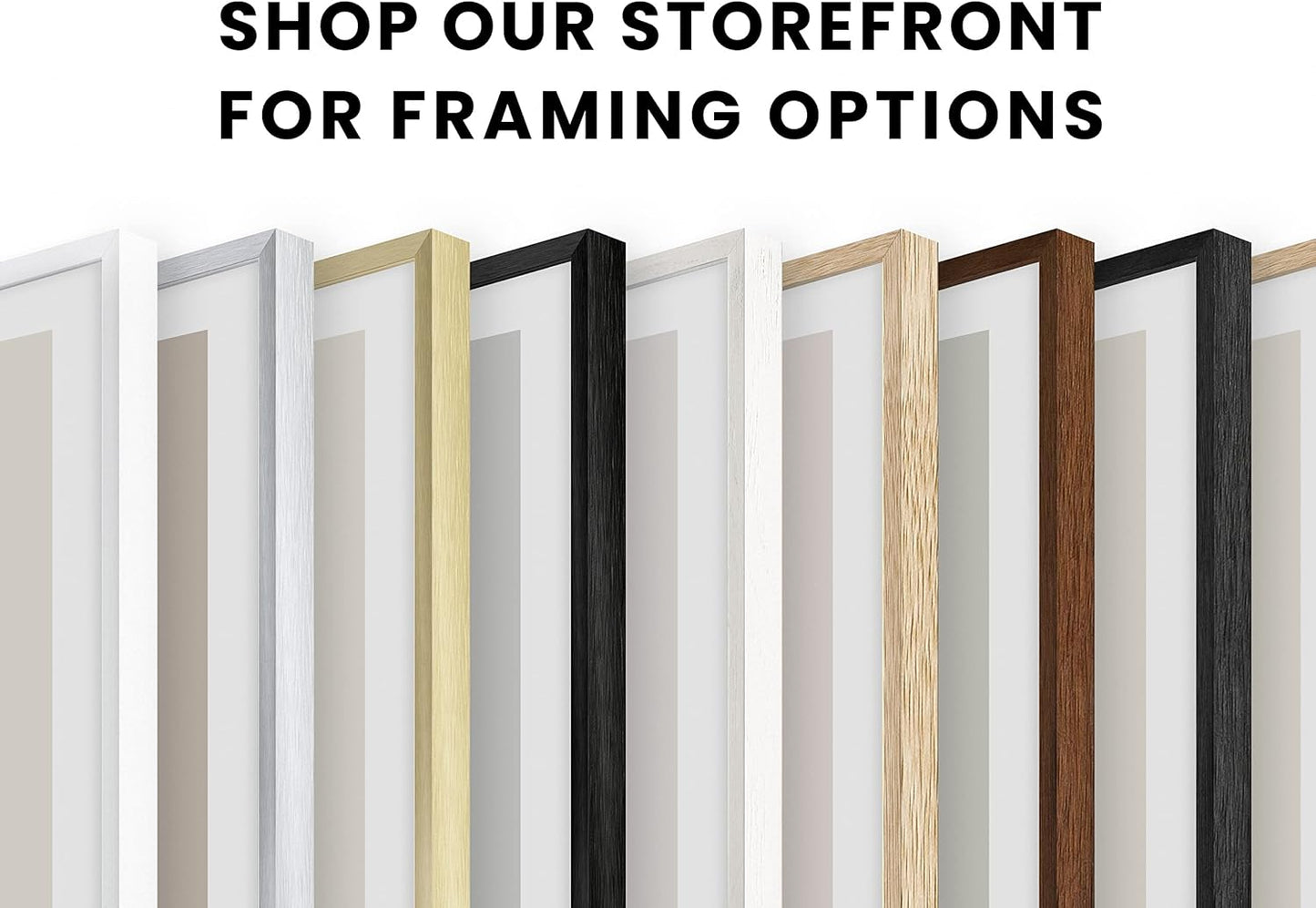 HAUS AND HUES Square Picture Frames 16 x 16 Set of 25 - Photo Gallery Wall Frame Set, Wood Frames With Mat, Beige Oak (16x16)