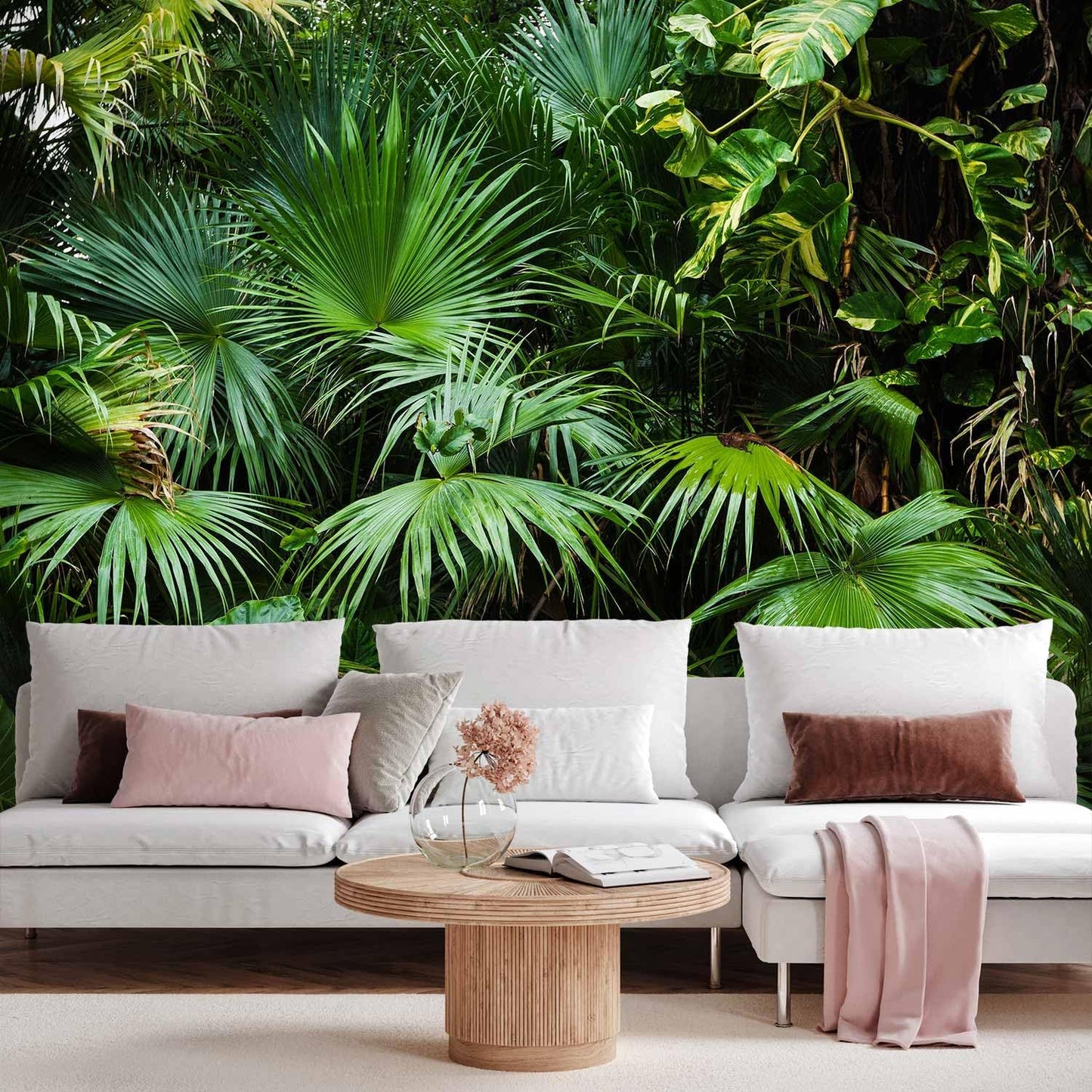 artgeist Wall Mural Tropical 79"x55" XXL Peel and Stick Self-Adhesive Wallpaper Removable Large Sticker Foil Wall Decor Print Picture Image Design