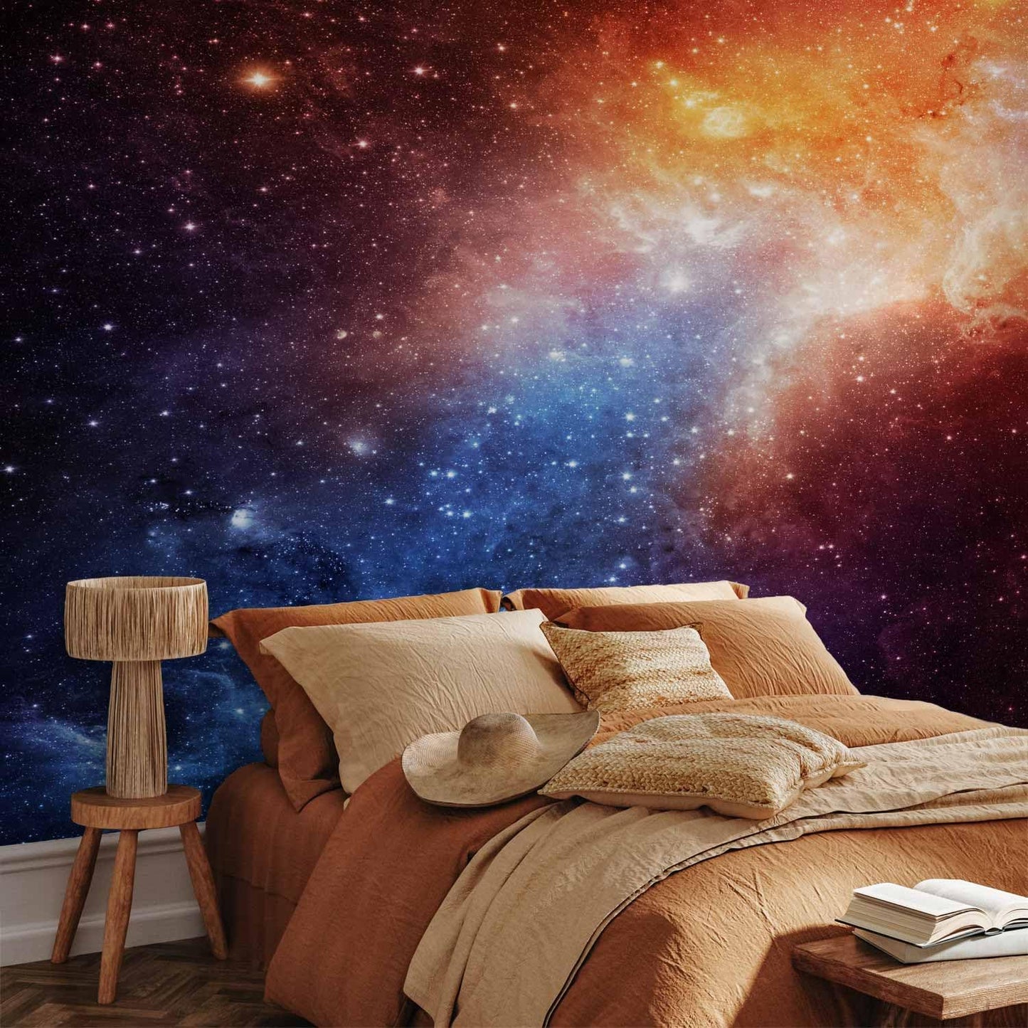 artgeist Wall Mural Cosmos Galaxy 193x138 in - XXL Peel and Stick Self-Adhesive Wallpaper Removable Large Sticker Foil Wall Decor Print Picture Image Design f-B-0057-a-a