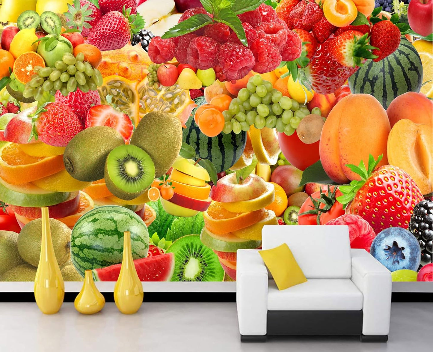 Fruit Cocktail Wall Mural Wallpaper 103" x 69"