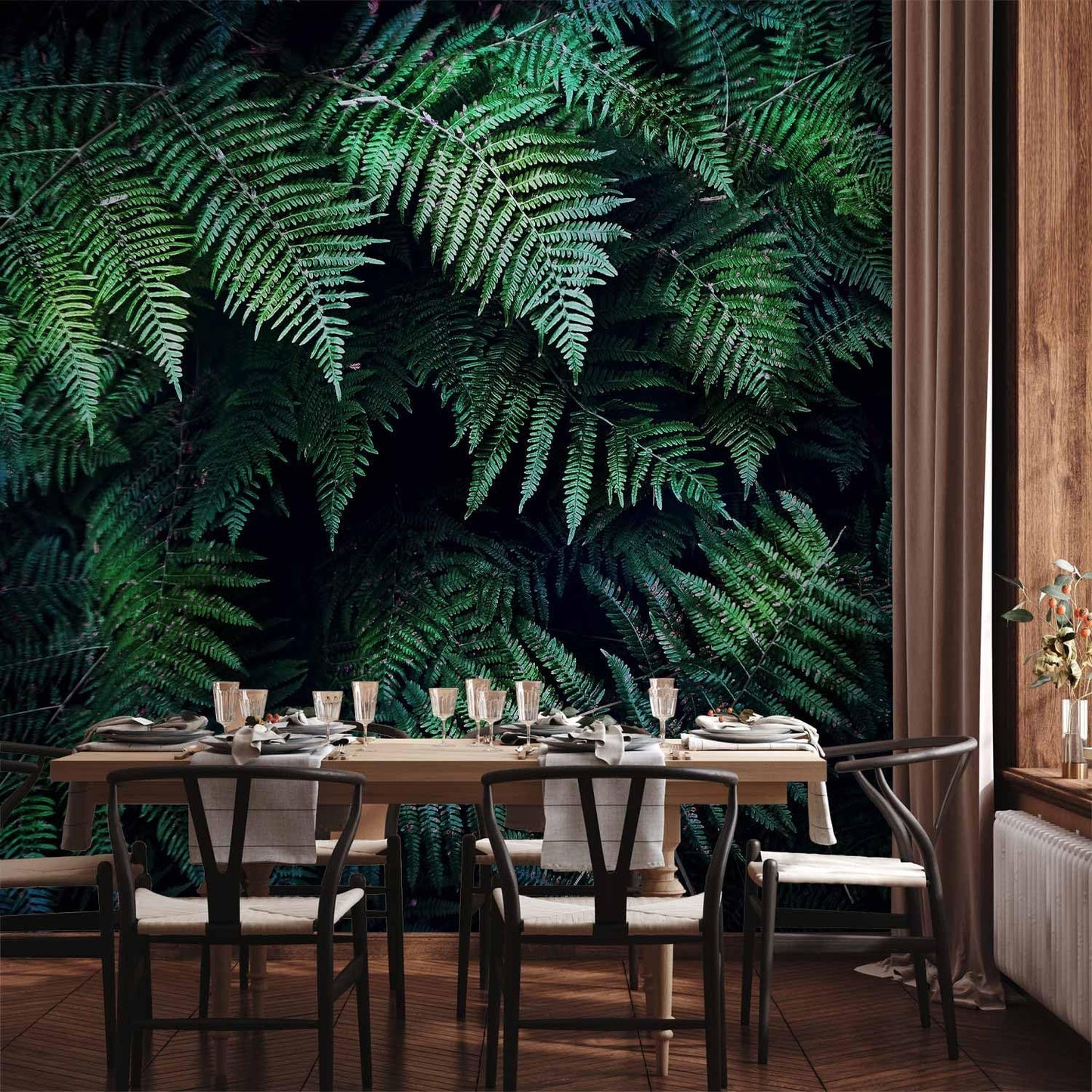 artgeist Wall Mural 3D Effect 157x110 in - XXL Non-Woven Wallpaper Fleece Wall Decor Photo Print Picture Image Design Home Tropical Leaves b-C-0564-a-a