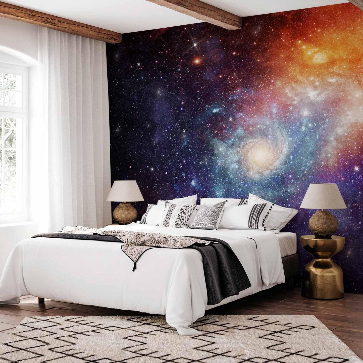 artgeist Premium Wall Mural Cosmos Galaxy 197x138 in - Non-Woven Wallpaper Fleece Wall Decor Photo Print Picture Image Design Home f-C-0101-a-a