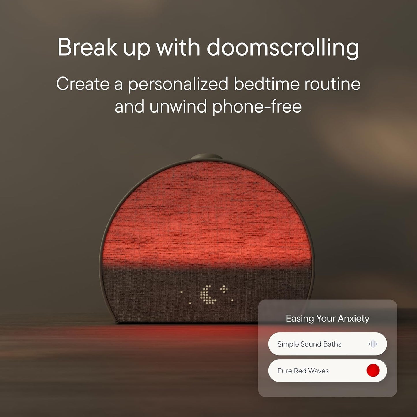 Hatch Restore 3 Sunrise Alarm Clock, Sound Machine, Smart Light (Putty) - White Noise, Screen-Free Sleep Routine